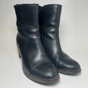 Wolverine  1000 Mile Leather Samantha Pleet Bonny Boots Black
